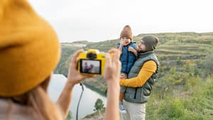 Home Outdoor Spring Family Photo Outfits