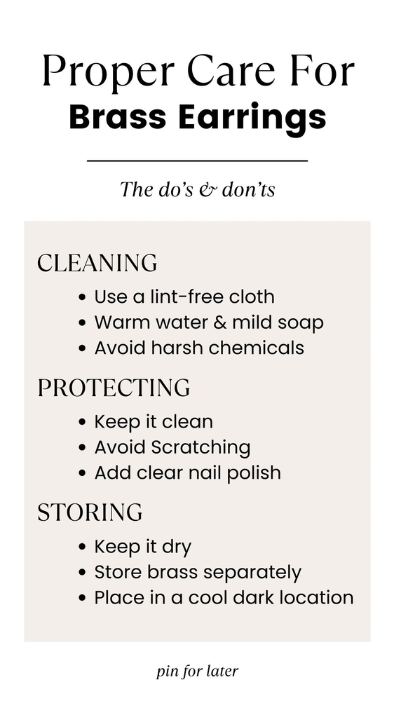 Are Brass Earrings Safe for Sensitive Ears? are brass earrings safe image 55