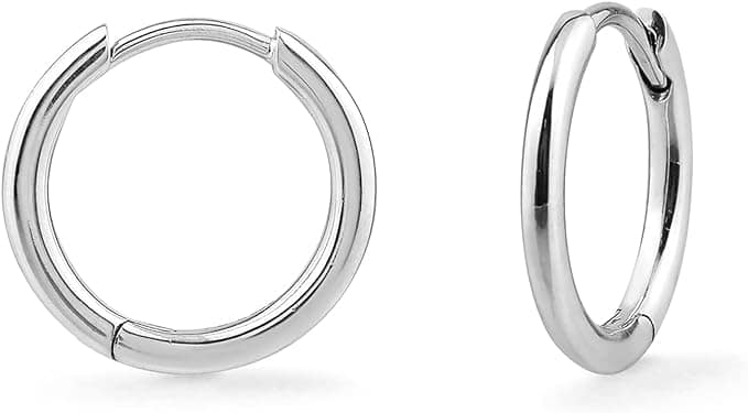 Boma Sterling Silver Huggie Earrings Sterling Silver Huggie Earrings