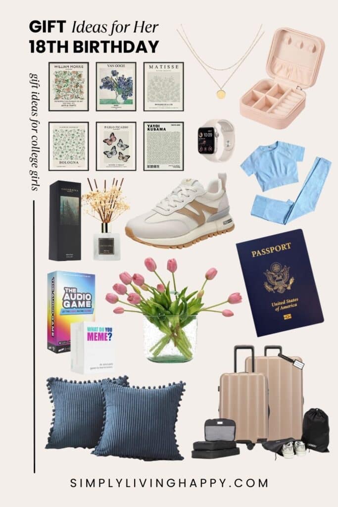 100 Useful & Popular Gift Ideas for College Girls Gift 18th Birthday